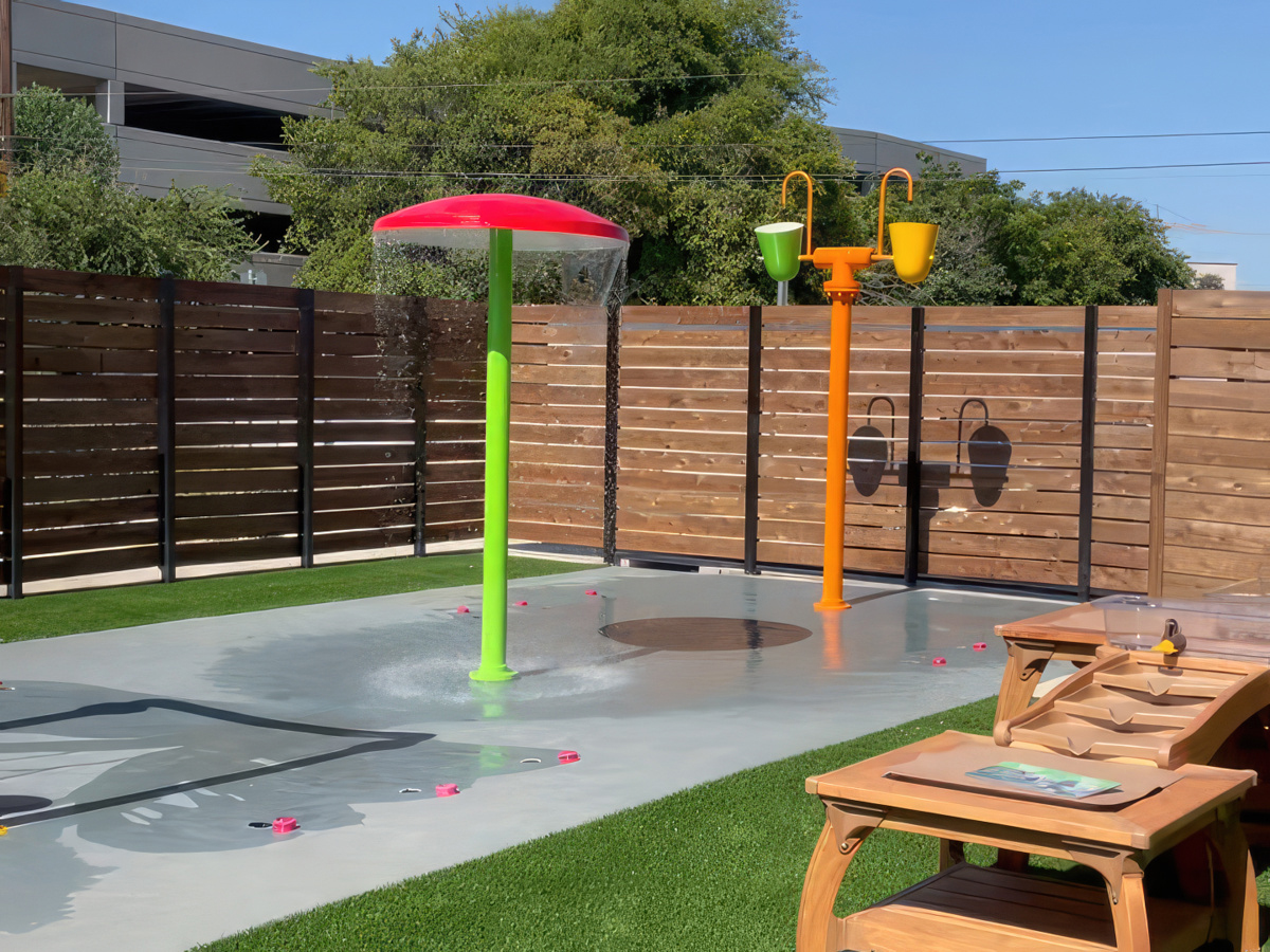 Plenty Of Outdoor Play With Gardens, Splash Pads, & More
