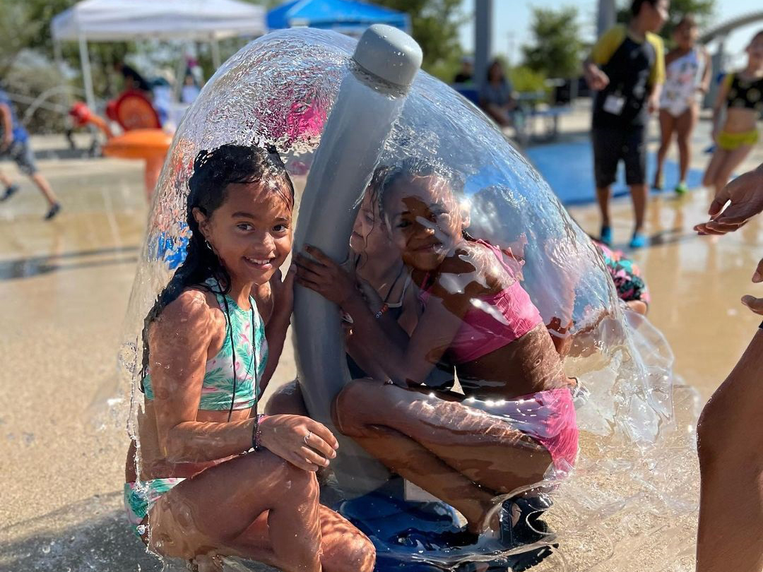 A Splash Pad, Water Park, & Garden For Outdoor Fun